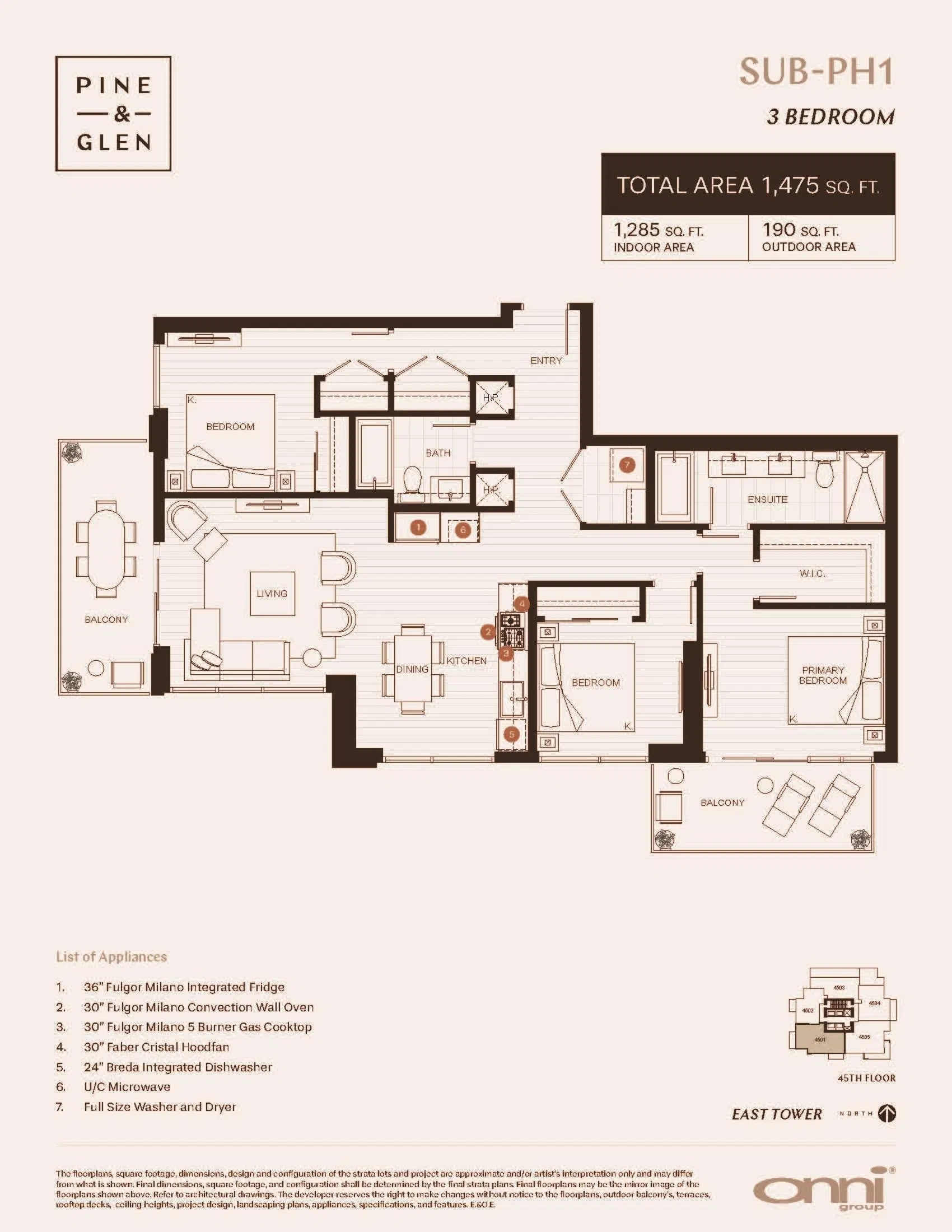 Photo 5 of 15 at #4501 – 1175 Pinetree Way