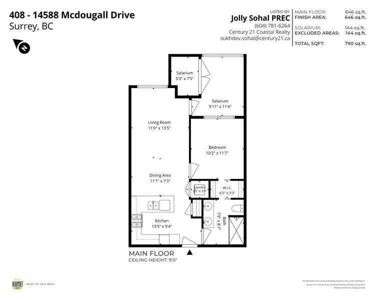 Photo 2 of 40 at #408 – 14588 Mcdougall Drive