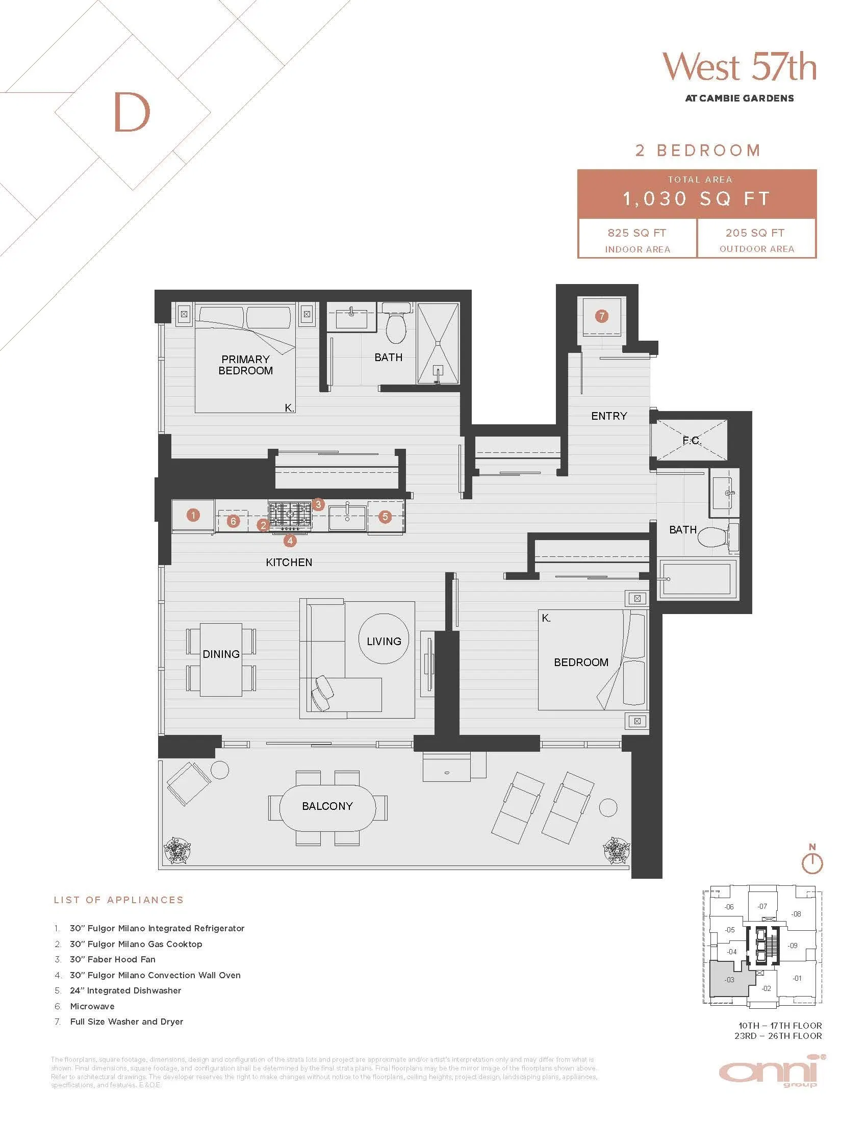 Photo 5 of 12 at #1103 – 688 W 57th Avenue