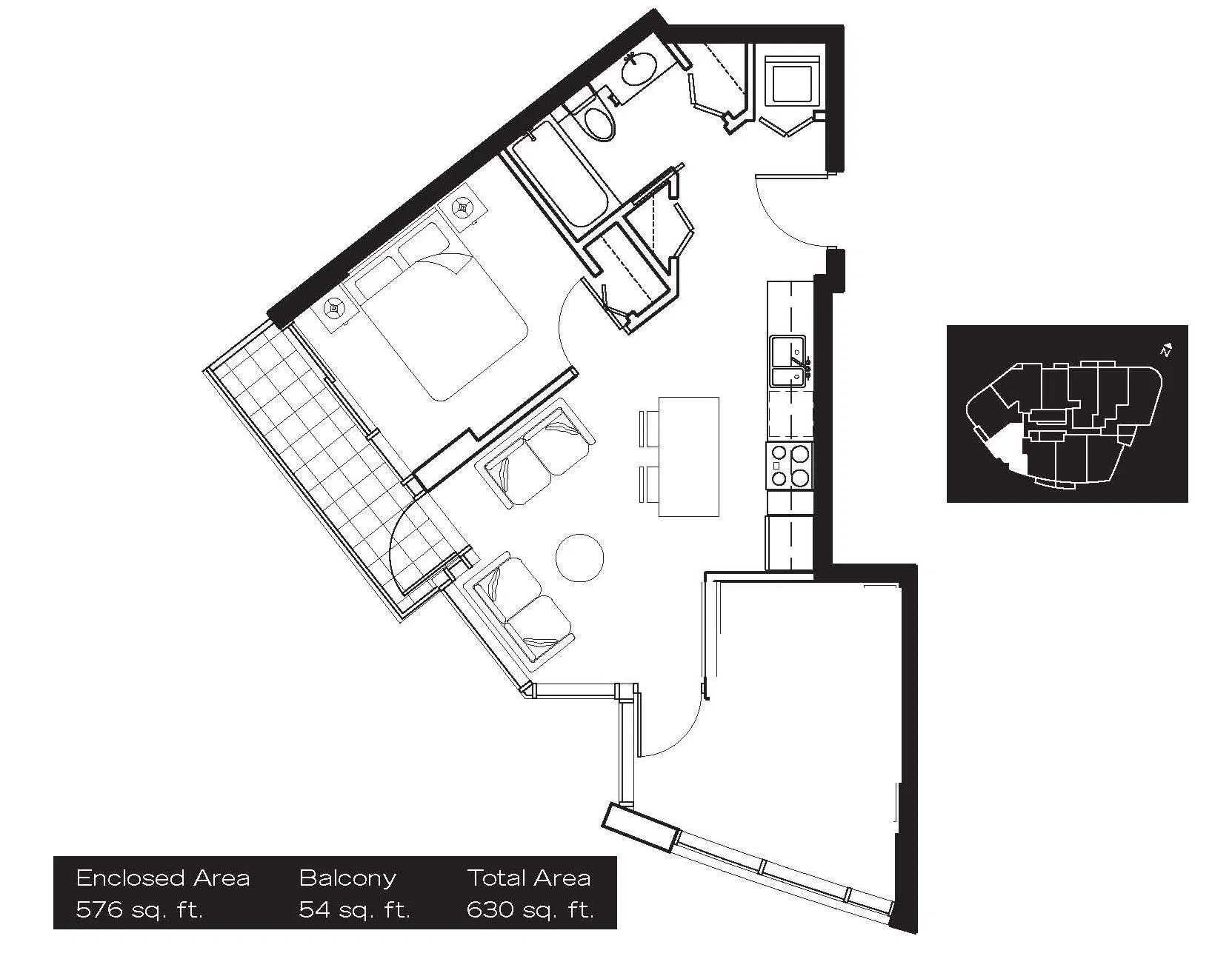 Photo 2 of 17 at #802 – 788 Hamilton Street