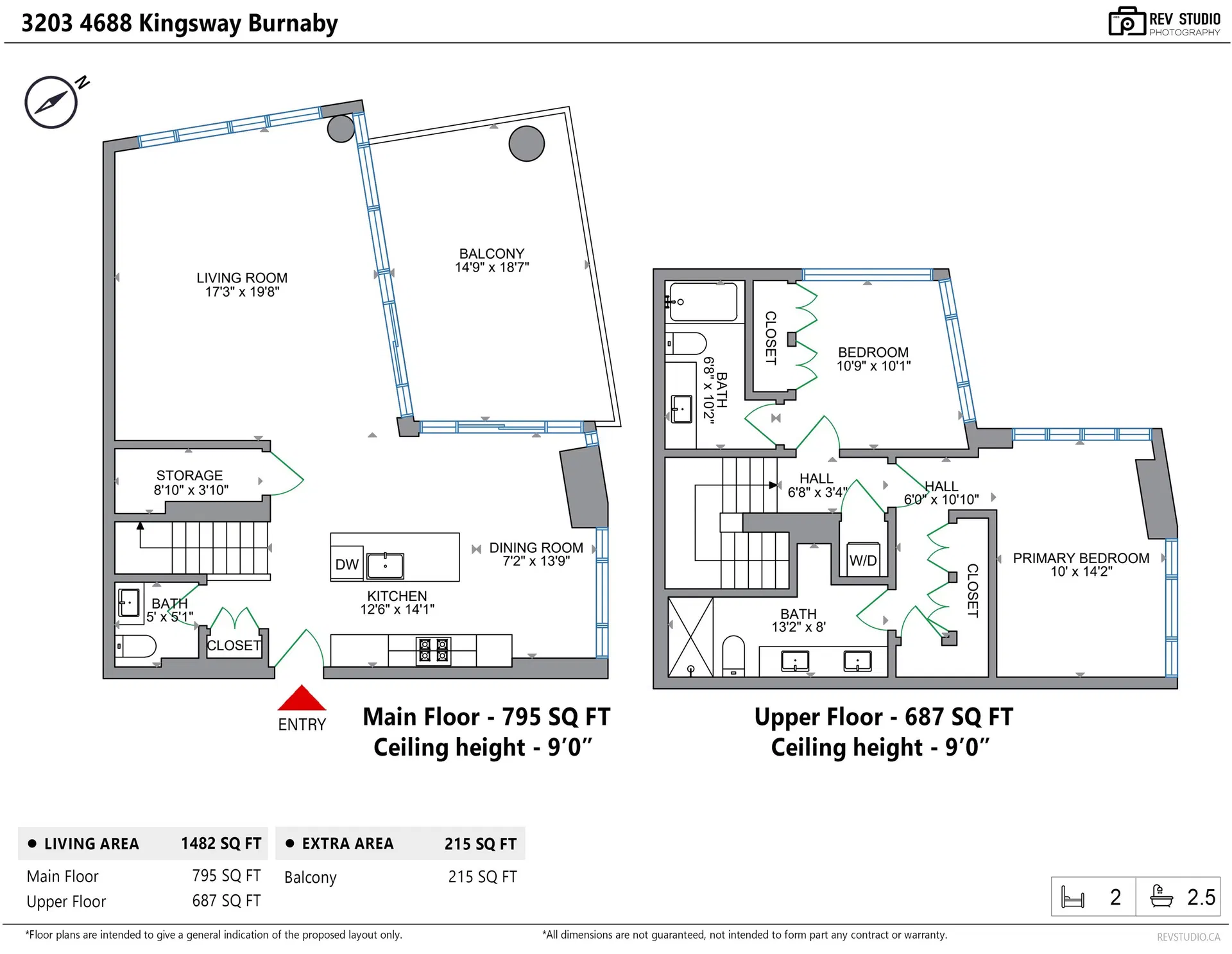 Photo 4 of 38 at #3203 – 4688 Kingsway