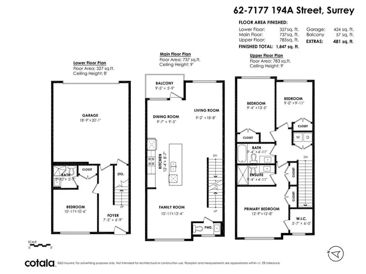 Photo 3 of 40 at #62 – 7177 194a Street