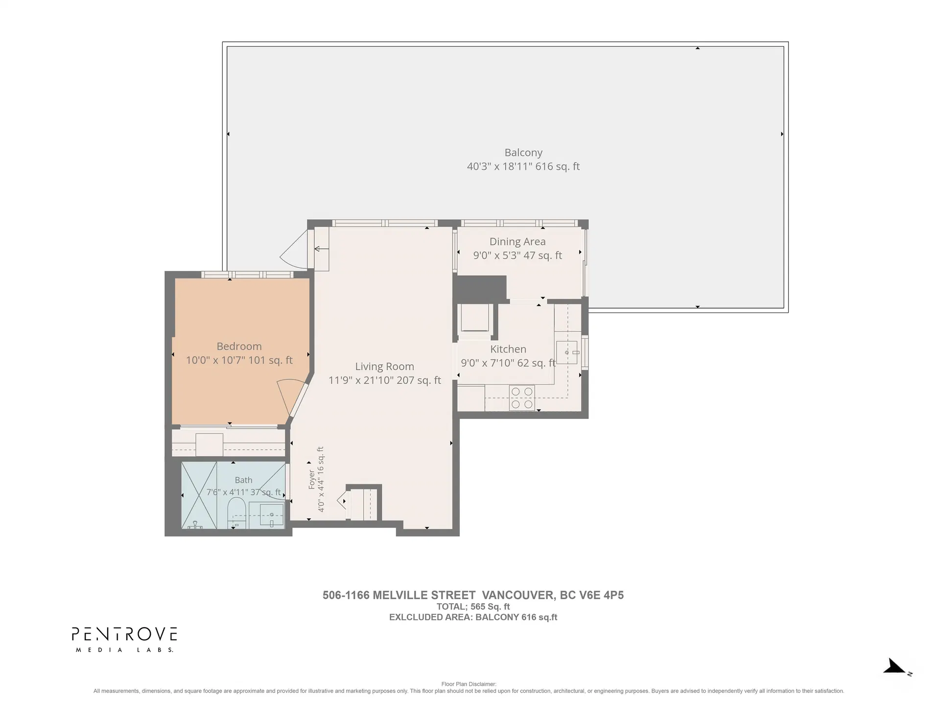 #506 – 1166 Melville Street