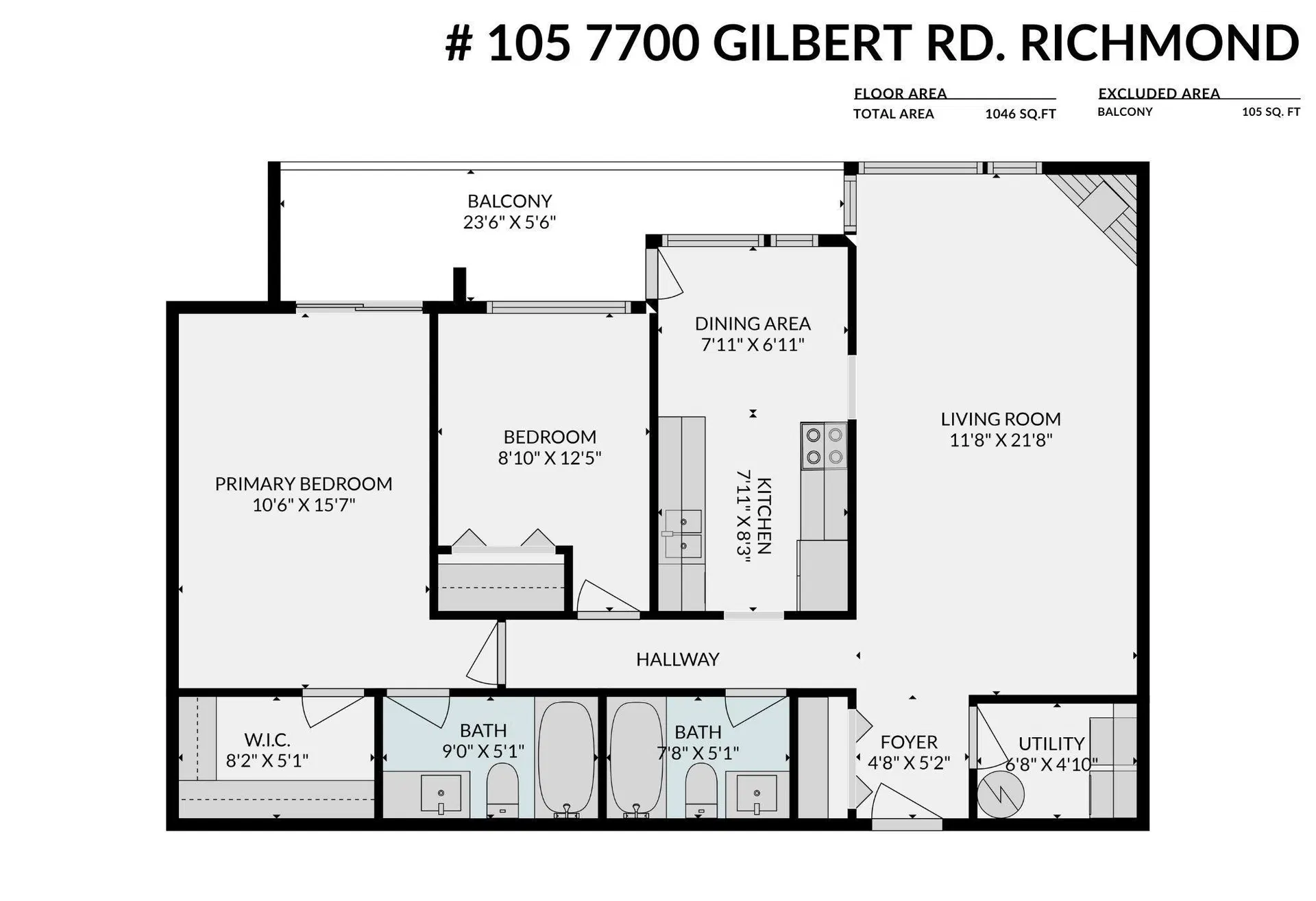 Photo 2 of 25 at #105 – 7700 Gilbert Road