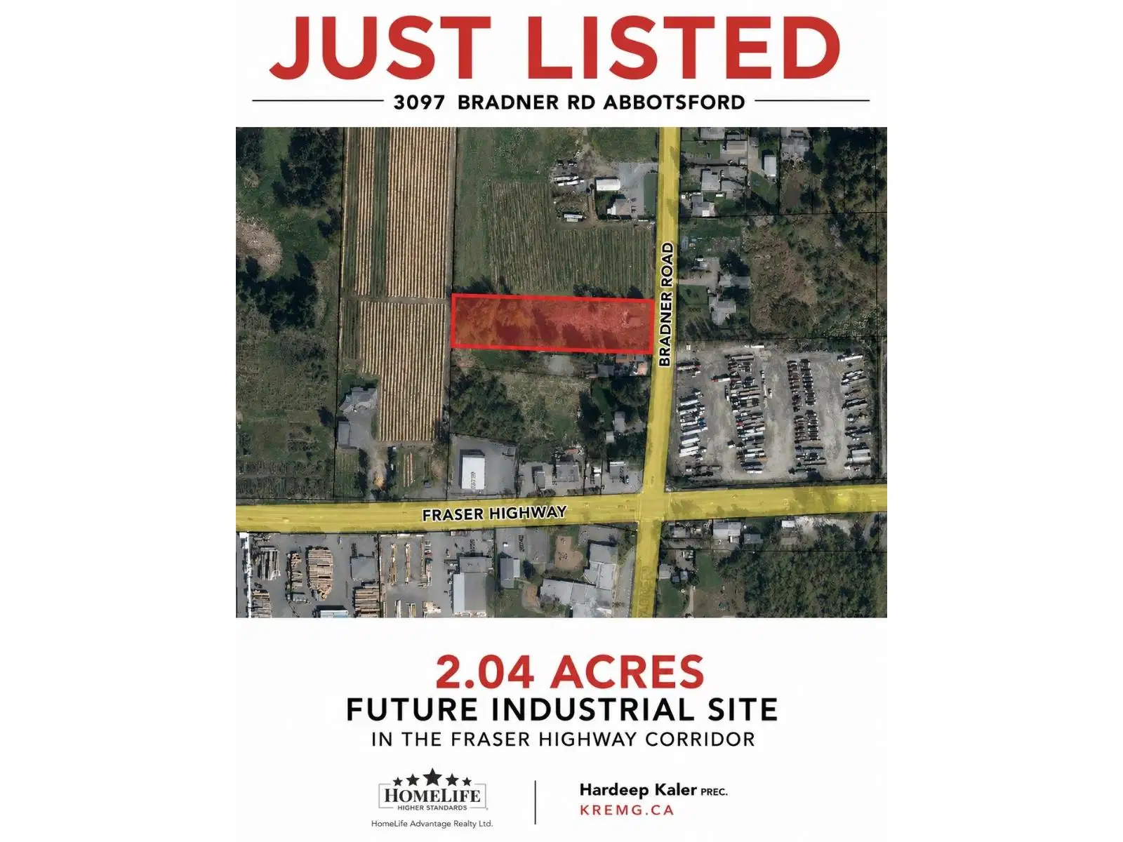 3097 BRADNER Road