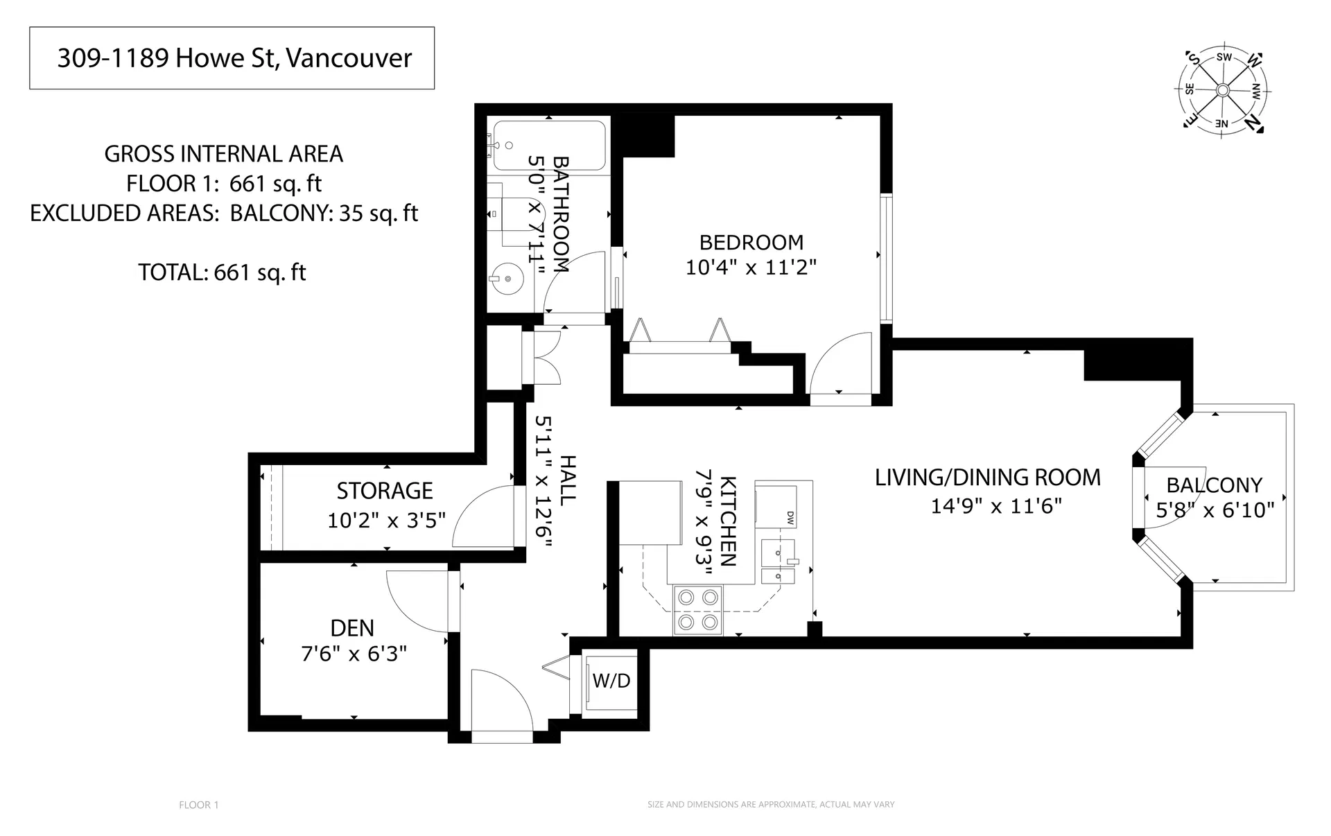 Photo 1 of 27 at #309 – 1189 Howe Street