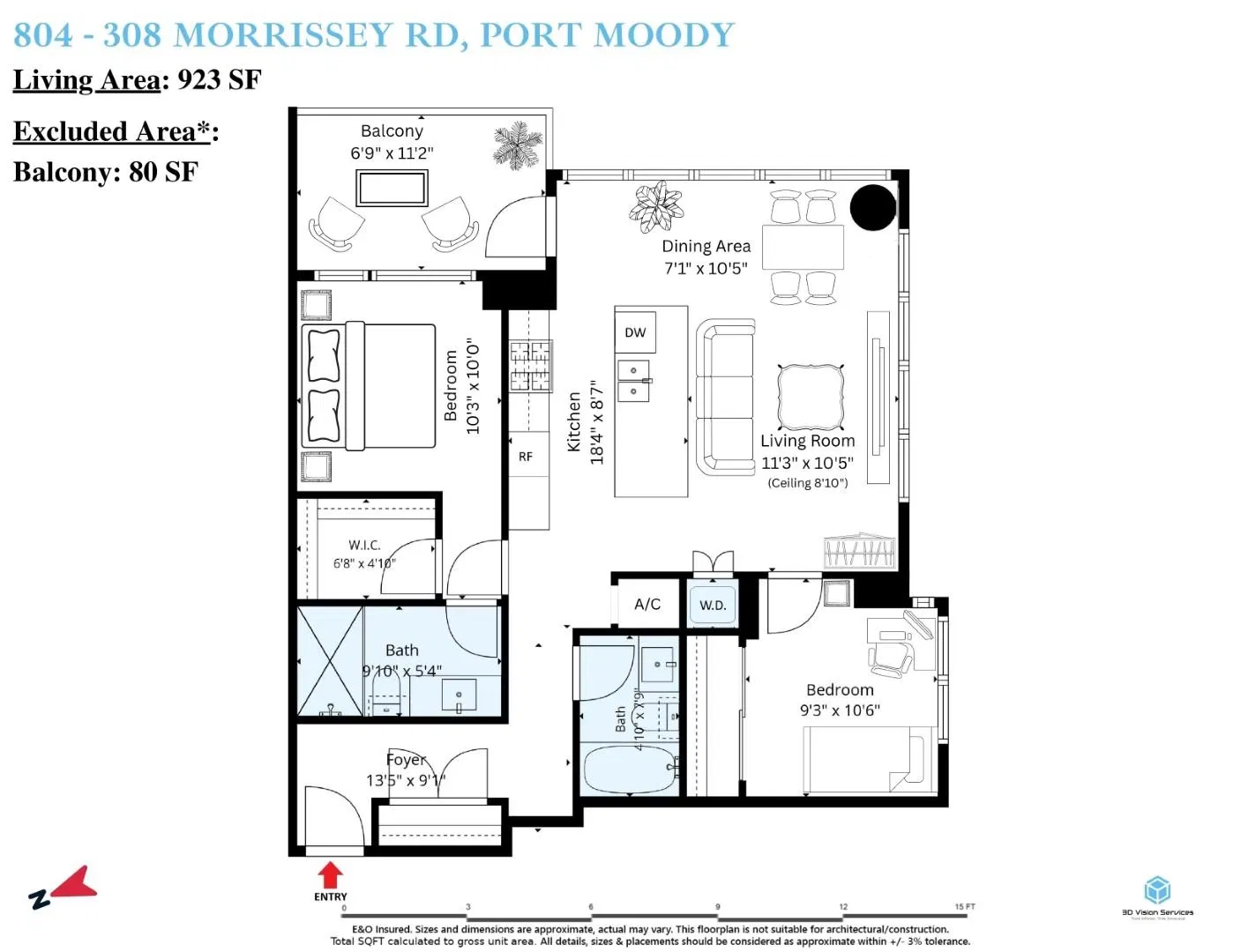 Photo 2 of 40 at #804 – 308 Morrissey Road