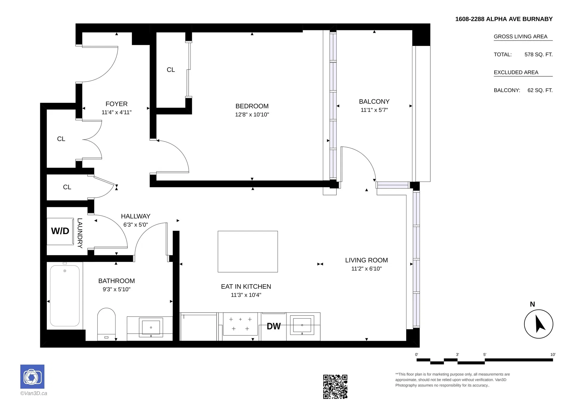 Photo 2 of 26 at #1608 – 2288 Alpha Avenue