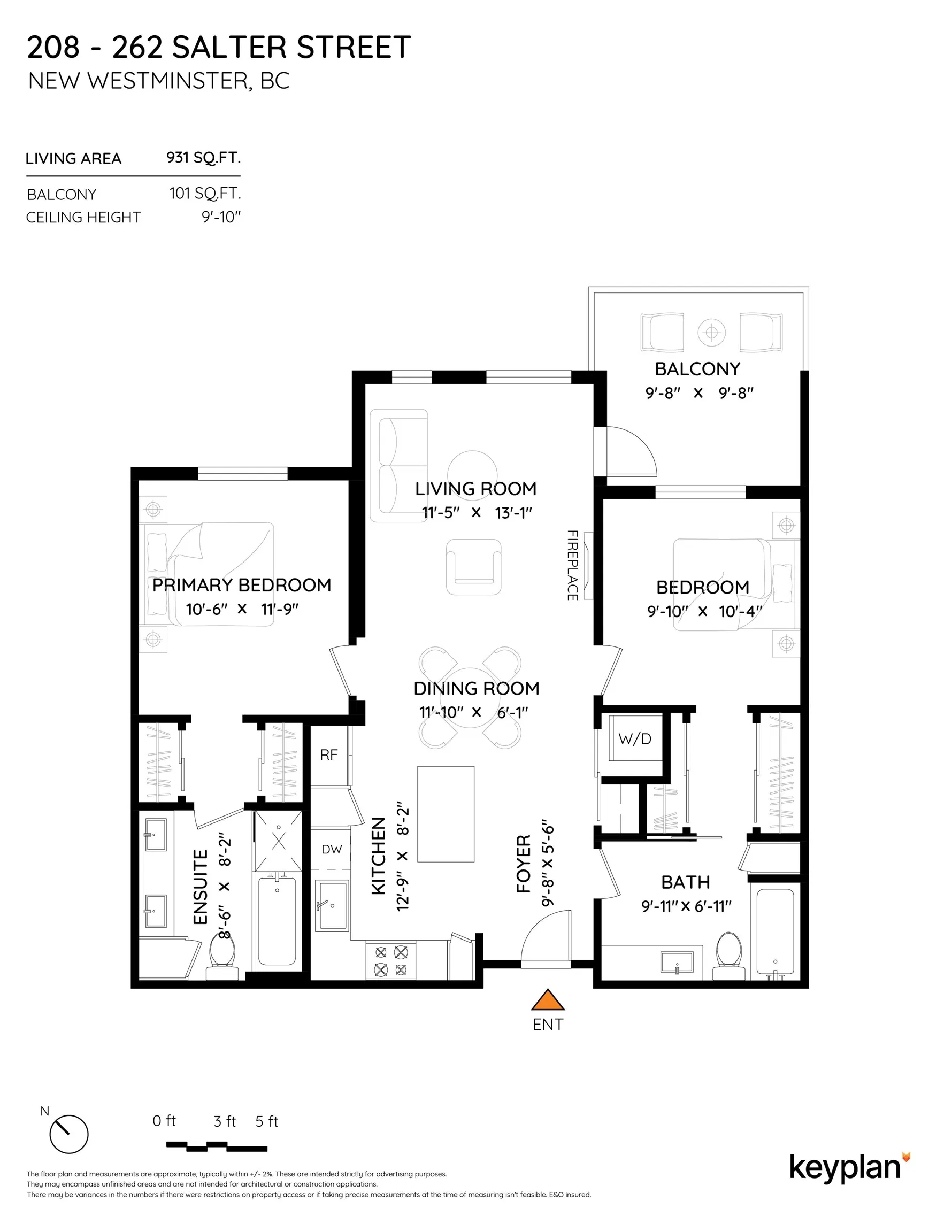 Photo 3 of 37 at #208 – 262 Salter Street