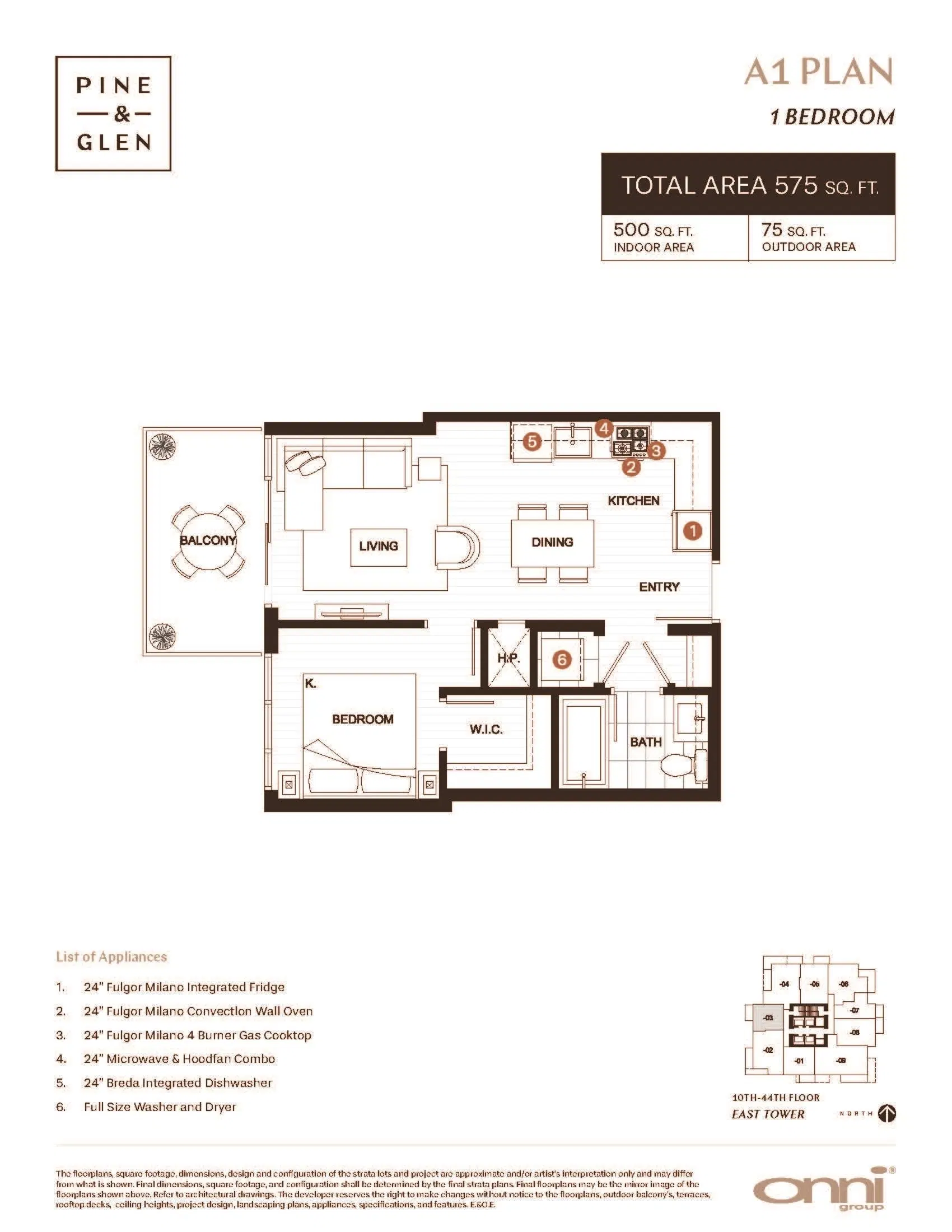 Photo 5 of 15 at #1503 – 1175 Pinetree Way