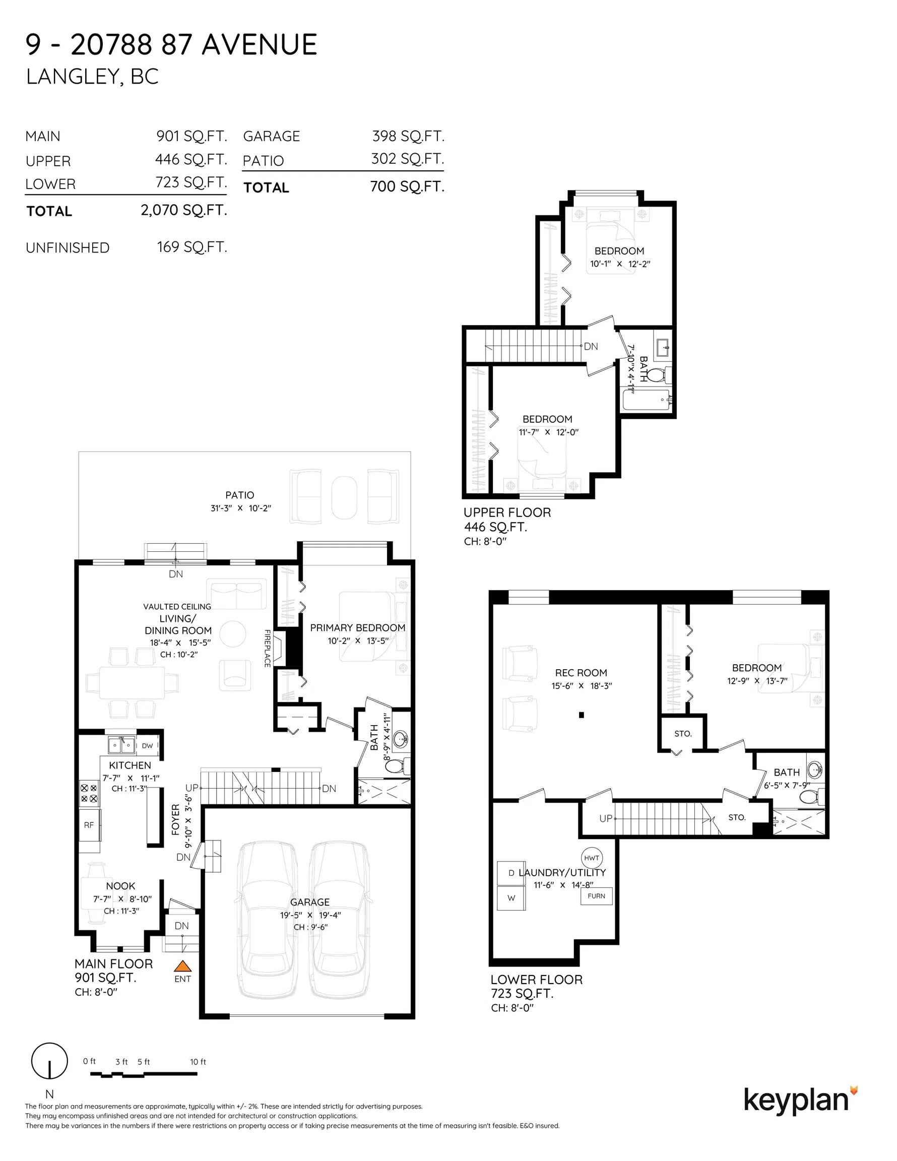 Photo 4 of 33 at #9 – 20788 87 Avenue
