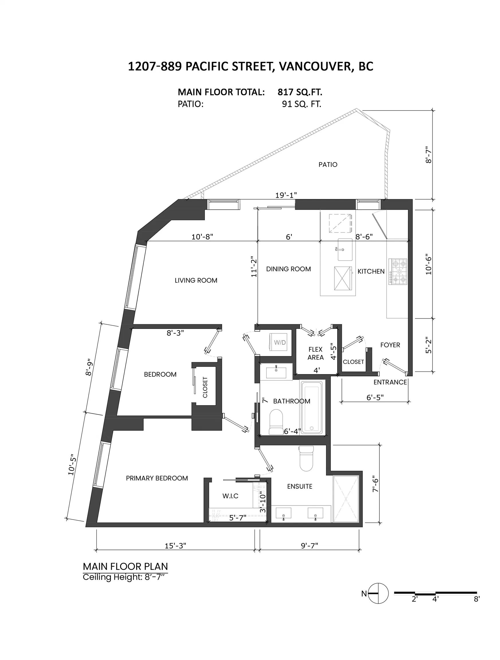 Photo 2 of 40 at #1207 – 889 Pacific Street