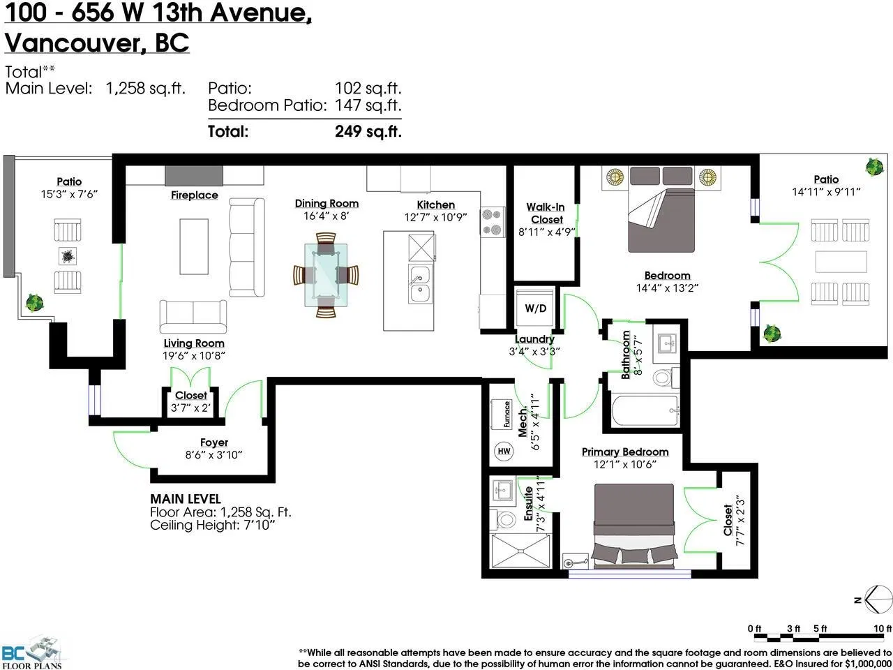 Photo 3 of 21 at #100 – 656 W 13th Avenue