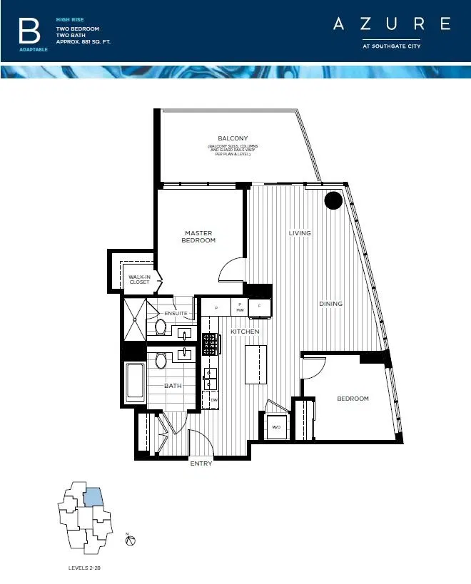 Photo 2 of 10 at #2104 – 7683 Park Crescent