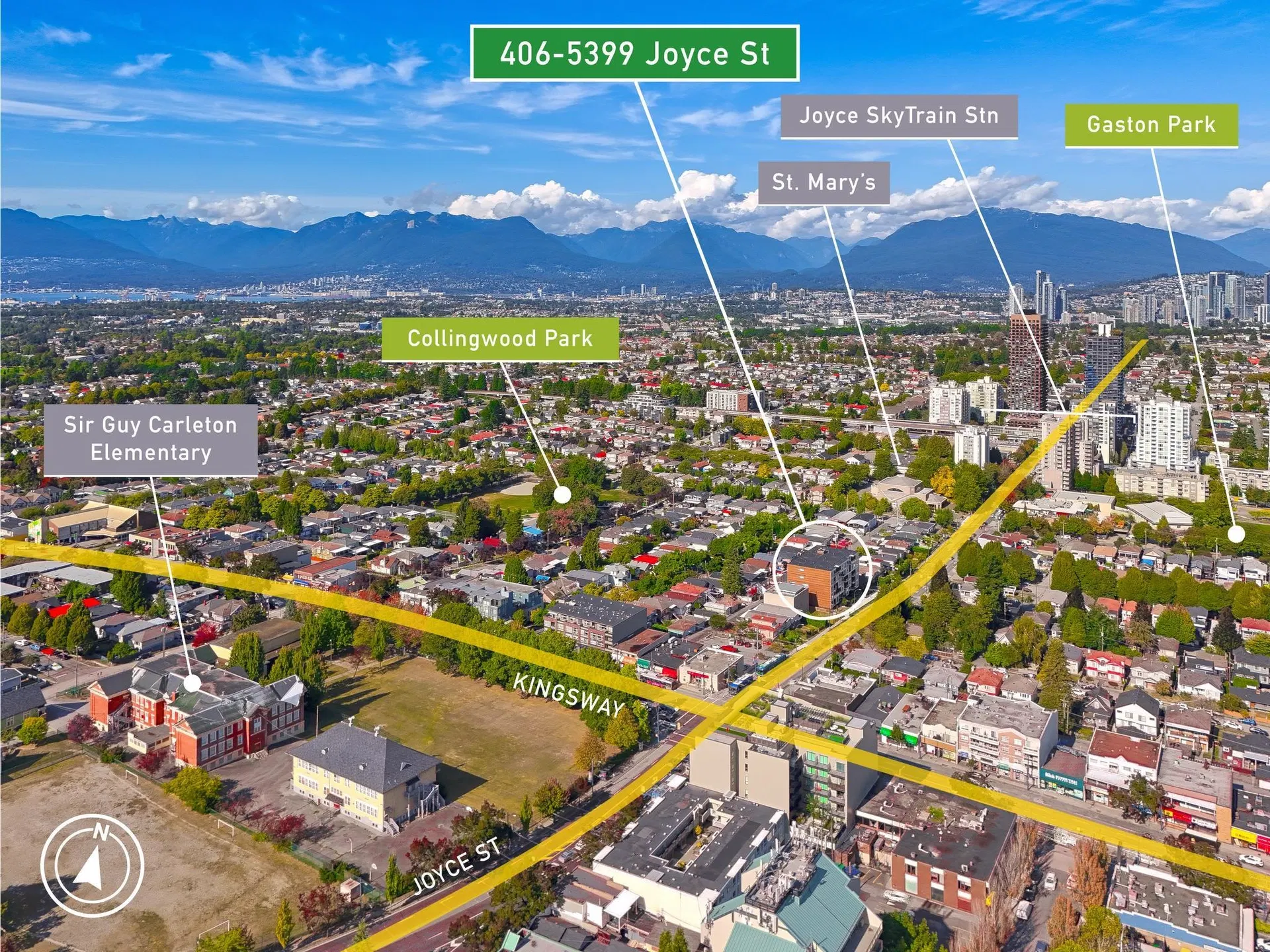 Photo 2 of 26 at #406 – 5399 Joyce Street