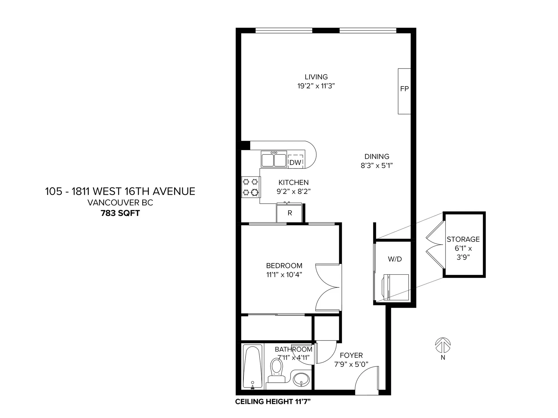 Photo 2 of 2 at #105 – 1811 W 16 Avenue