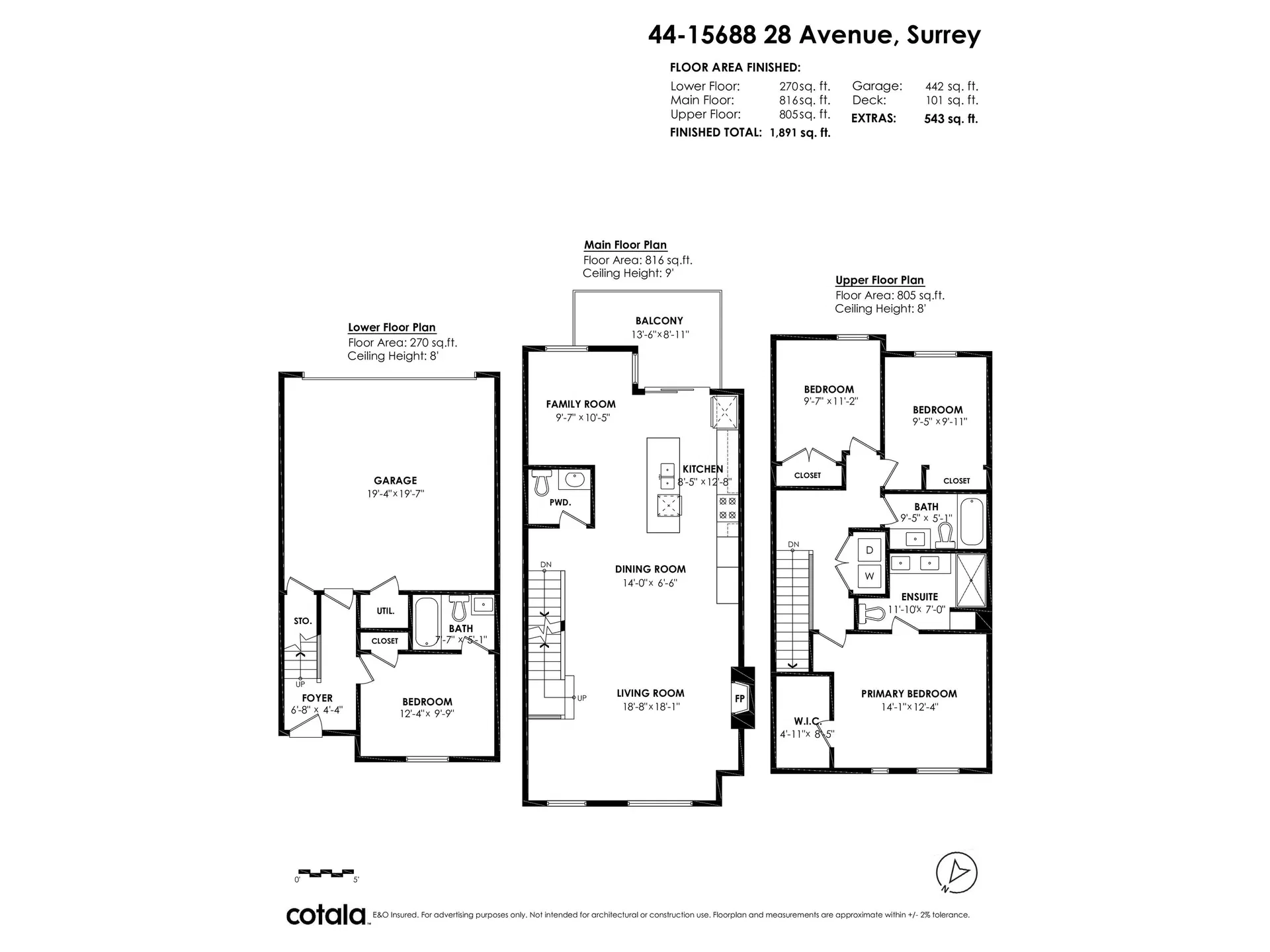 Photo 4 of 40 at #44 – 15688 28 Avenue