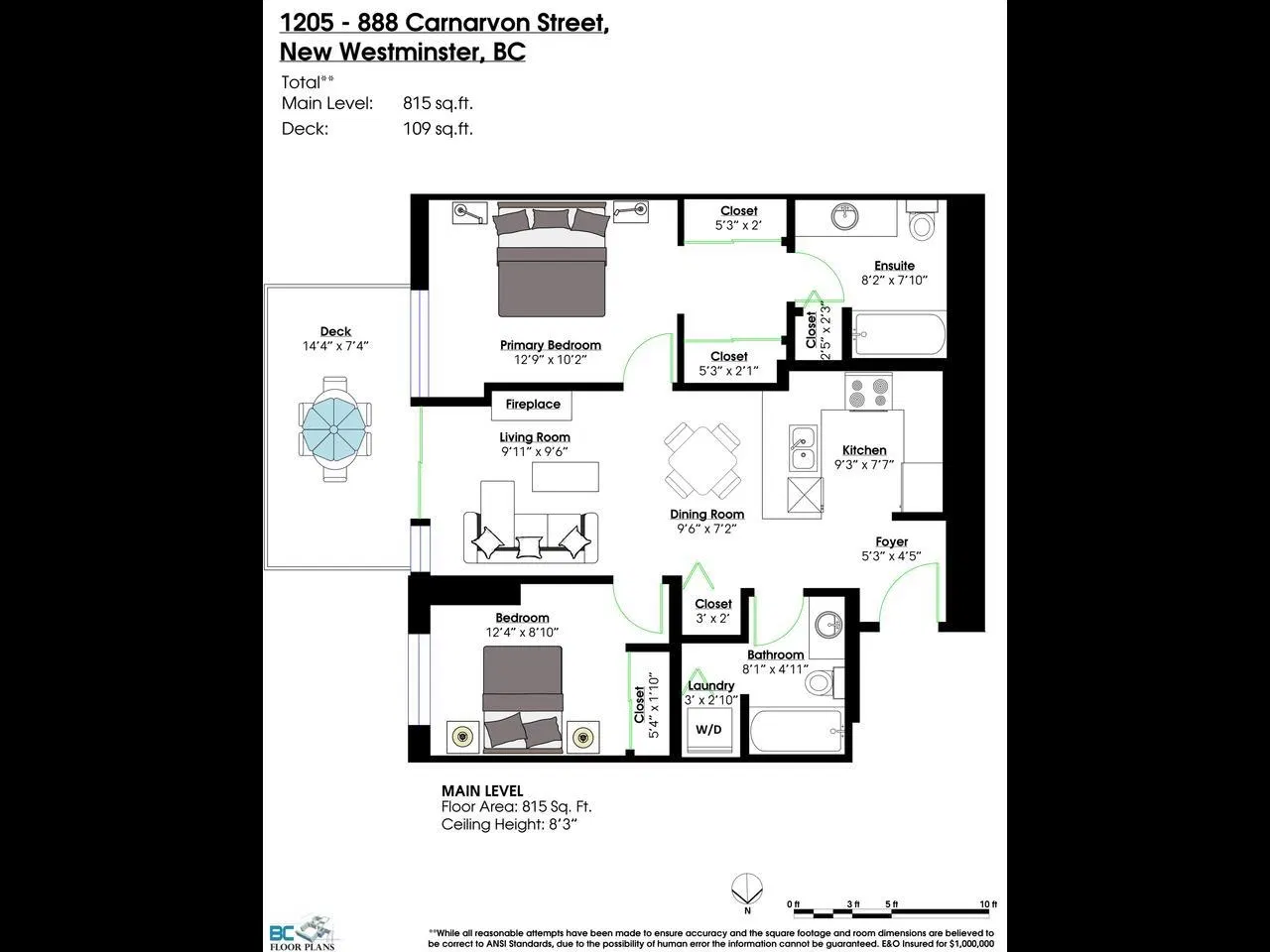 Photo 2 of 20 at #1205 – 888 Carnarvon Street
