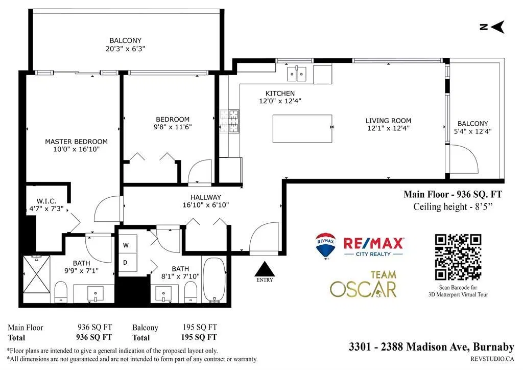 Photo 2 of 31 at #3301 – 2388 Madison Avenue