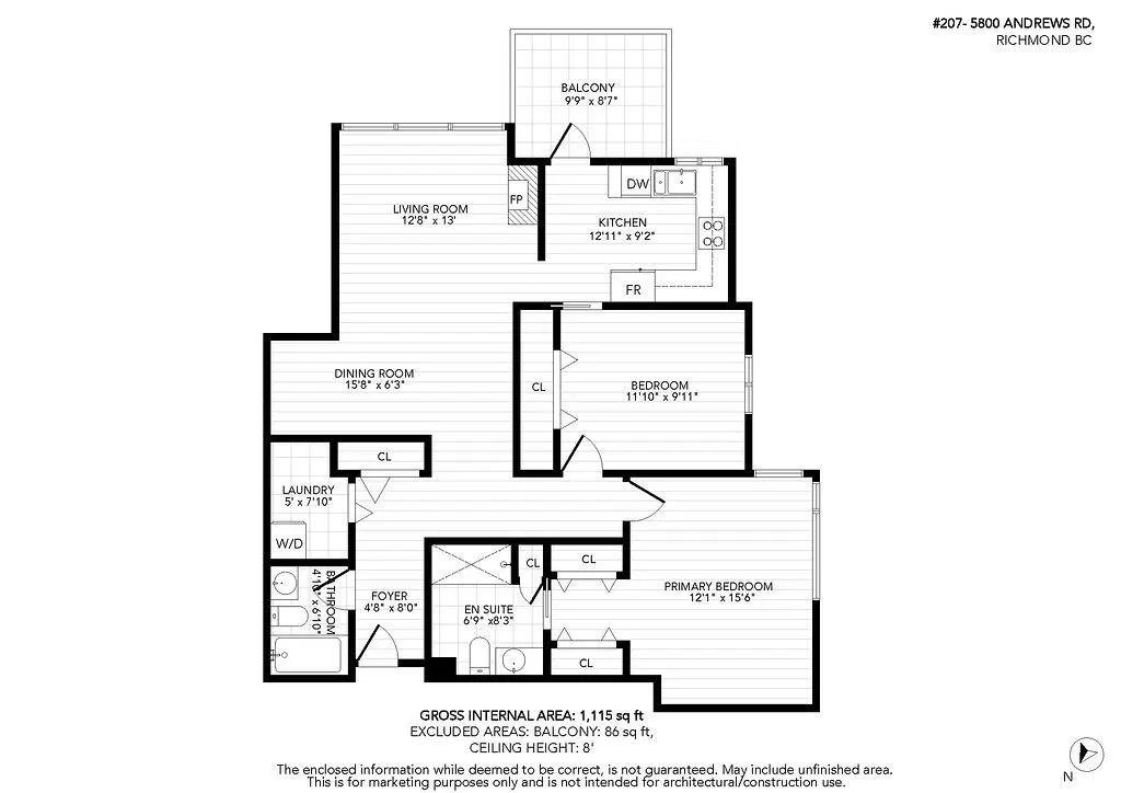 Photo 5 of 35 at #207 – 5800 Andrews Road