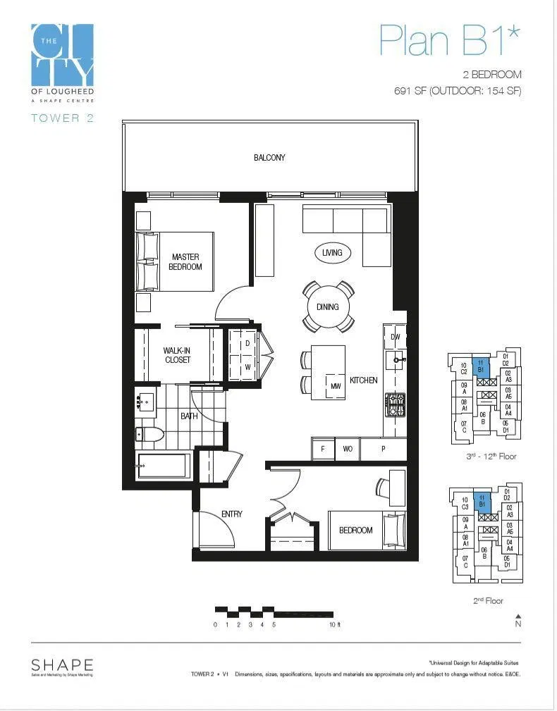 Photo 2 of 38 at #911 – 3833 Evergreen Place