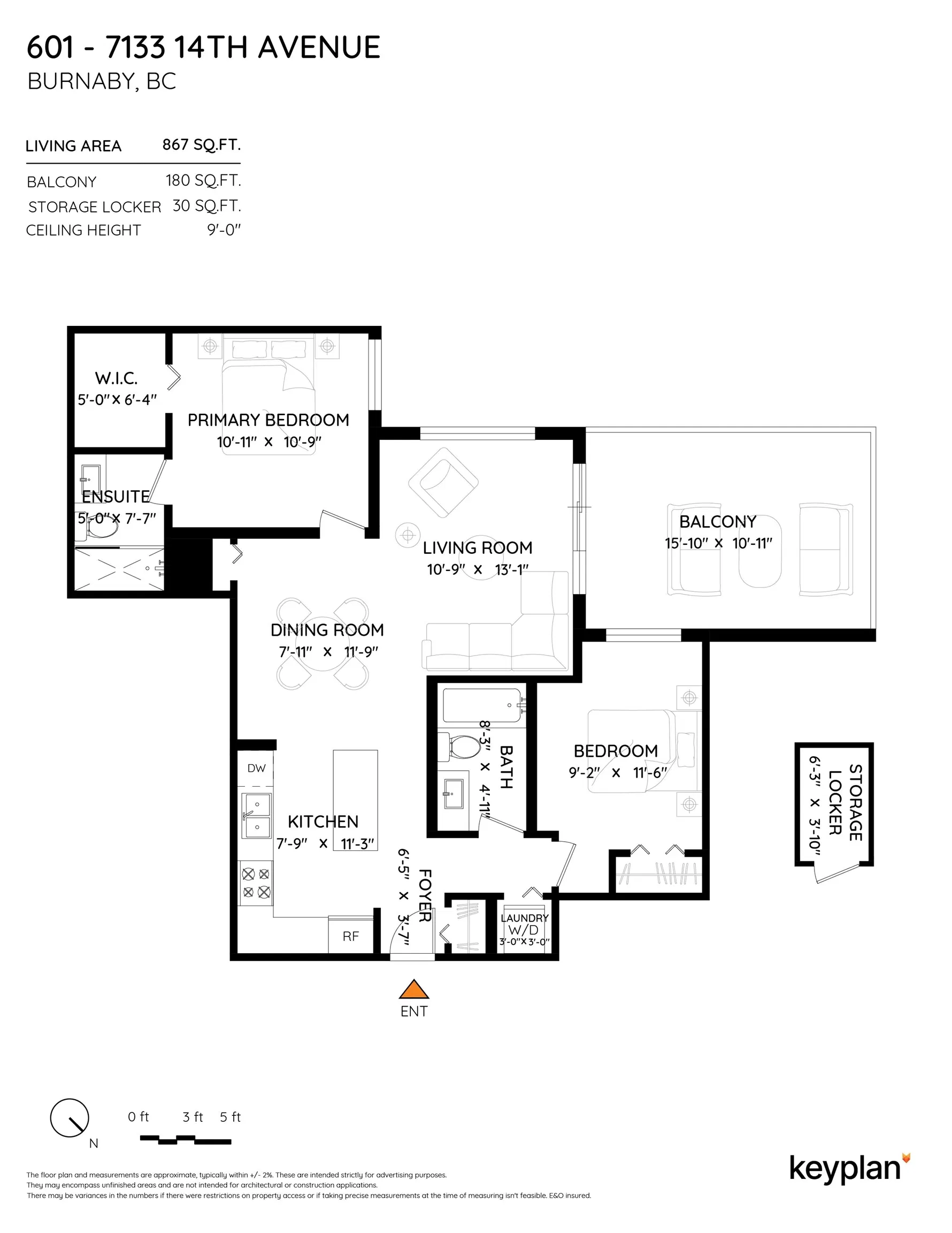Photo 4 of 39 at #601 – 7133 14th Avenue