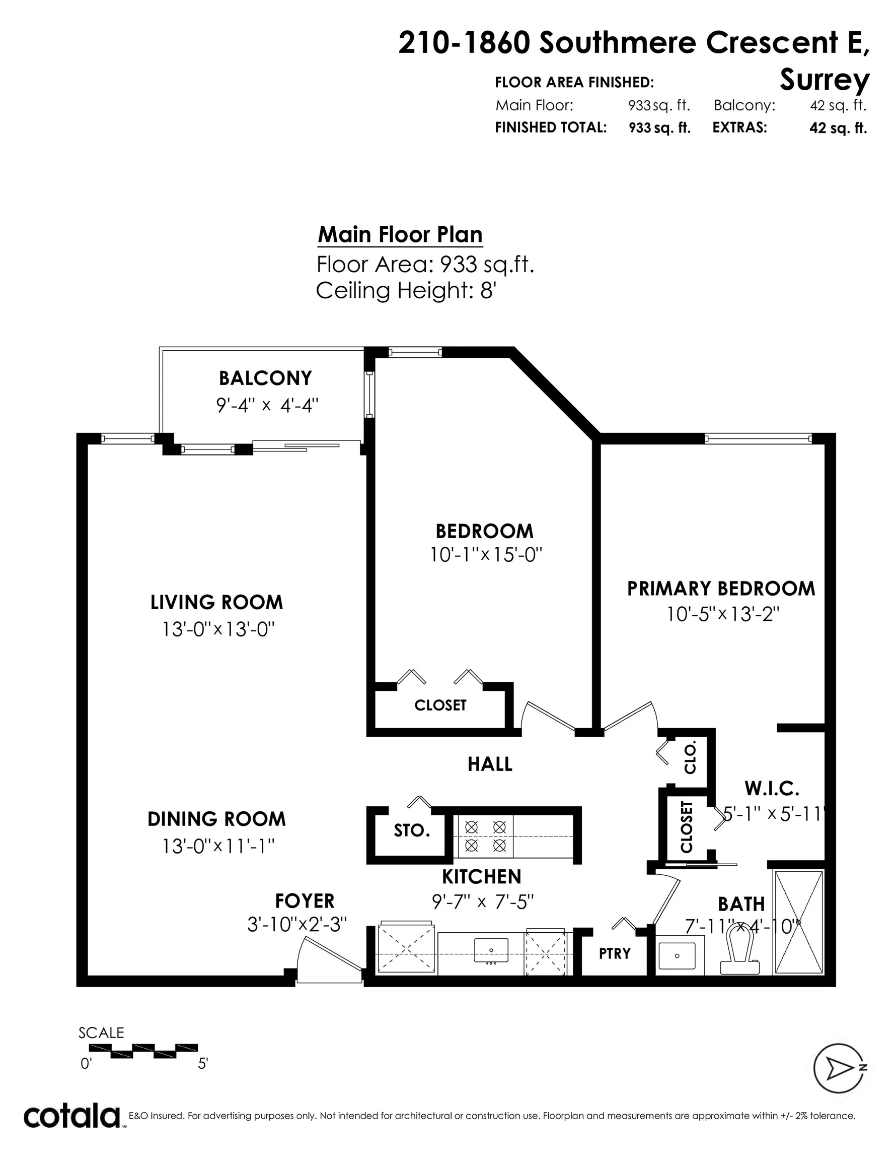 Photo 2 of 27 at #210 – 1860 E Southmere Crescent