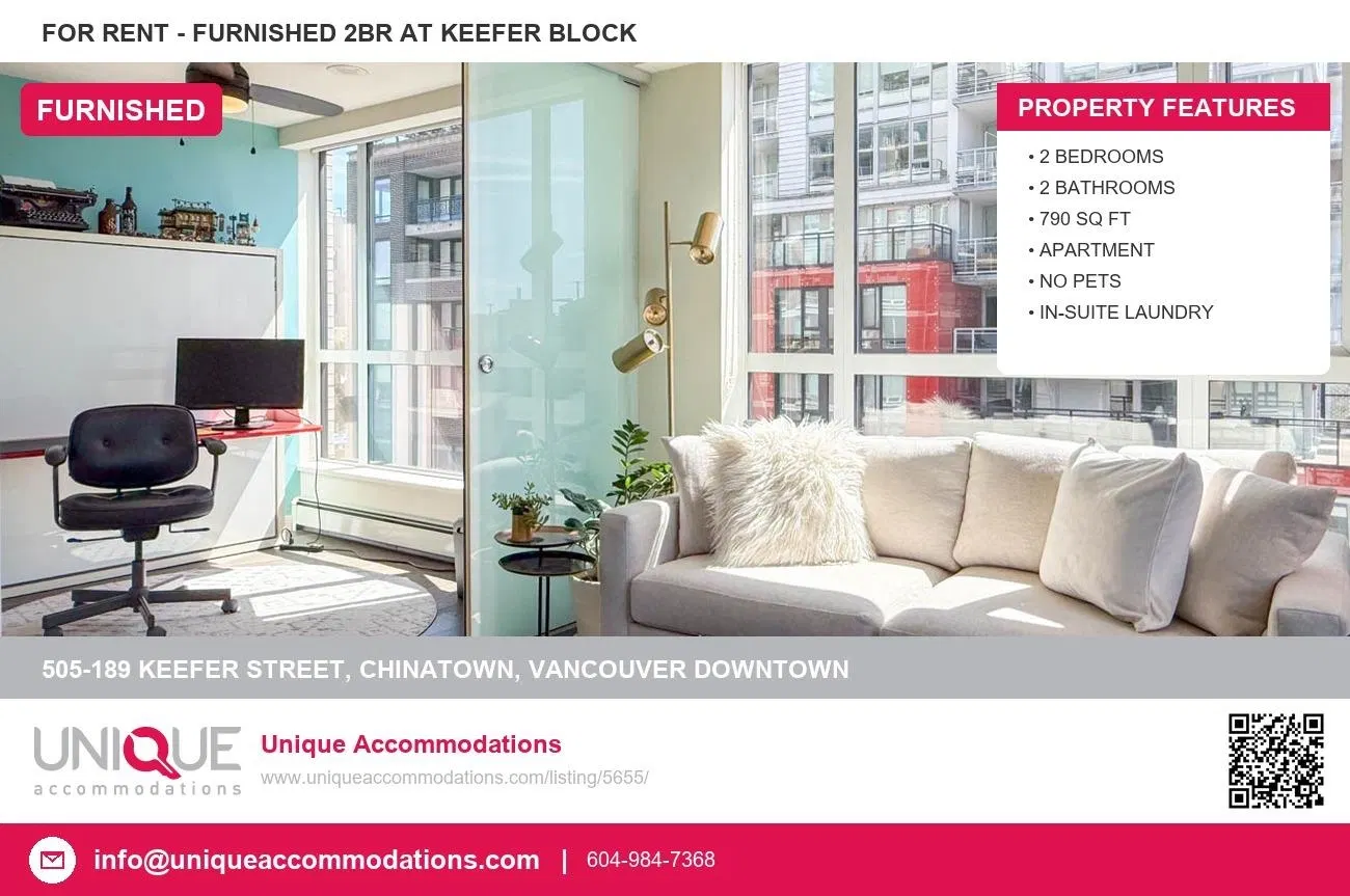Photo 1 of 34 at #505 – 189 Keefer Street