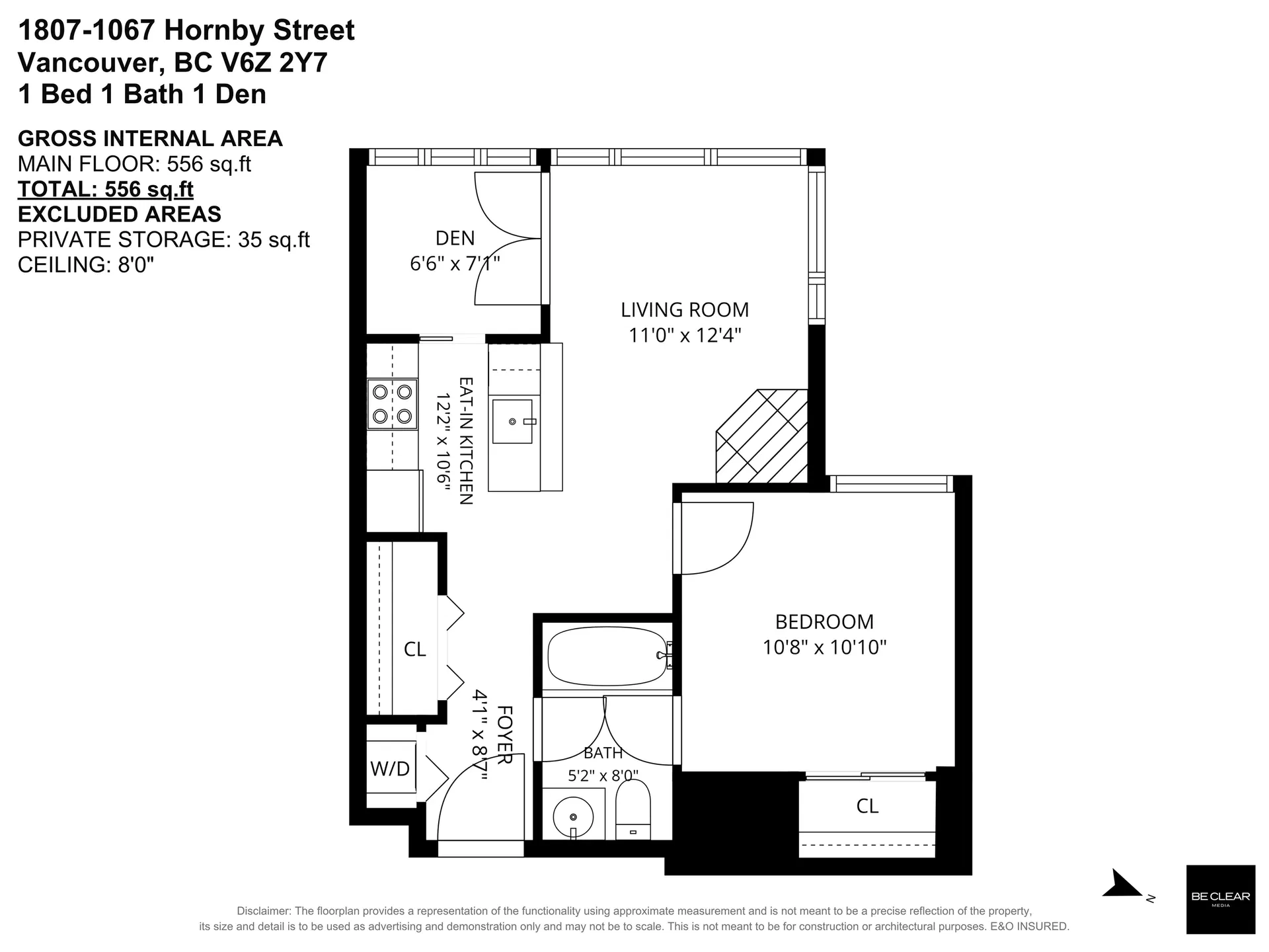Photo 2 of 28 at #1807 – 1068 Hornby Street