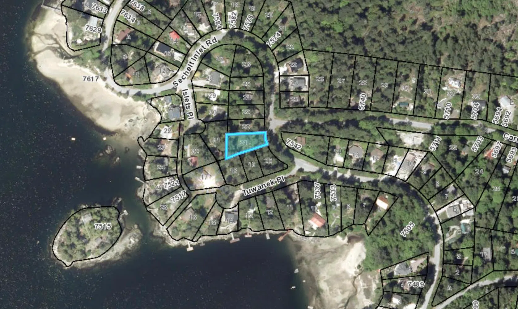 Photo 1 of 16 at Lot 21 Sechelt Inlet Road