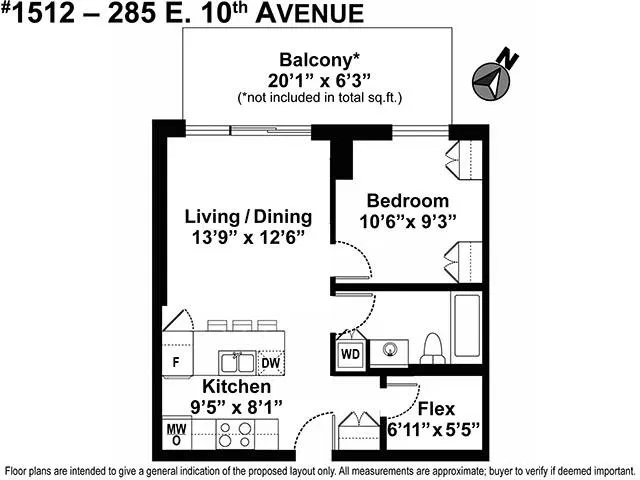 Photo 2 of 36 at #1512 – 285 E 10th Avenue