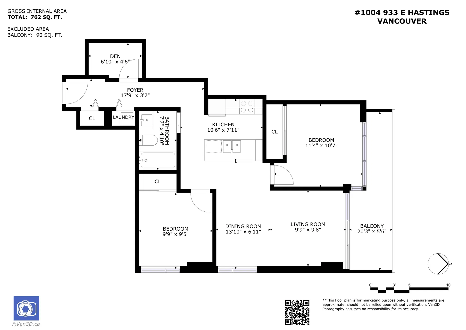 Photo 2 of 34 at #1004 – 933 E Hastings Street