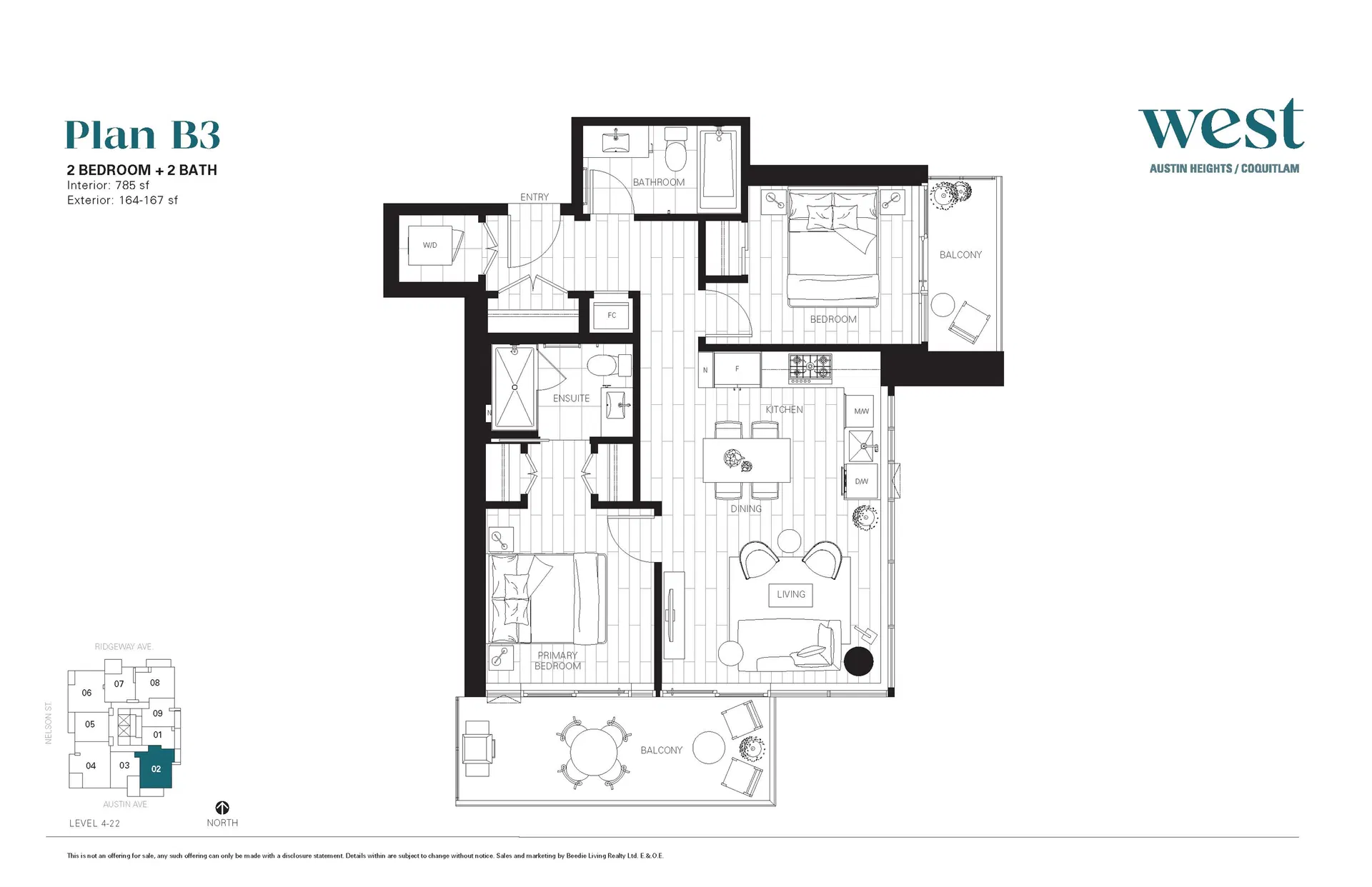 Photo 1 of 14 at #802 – 505 Nelson Street