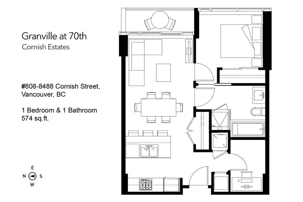 Photo 1 of 11 at #808 – 8488 Cornish Street