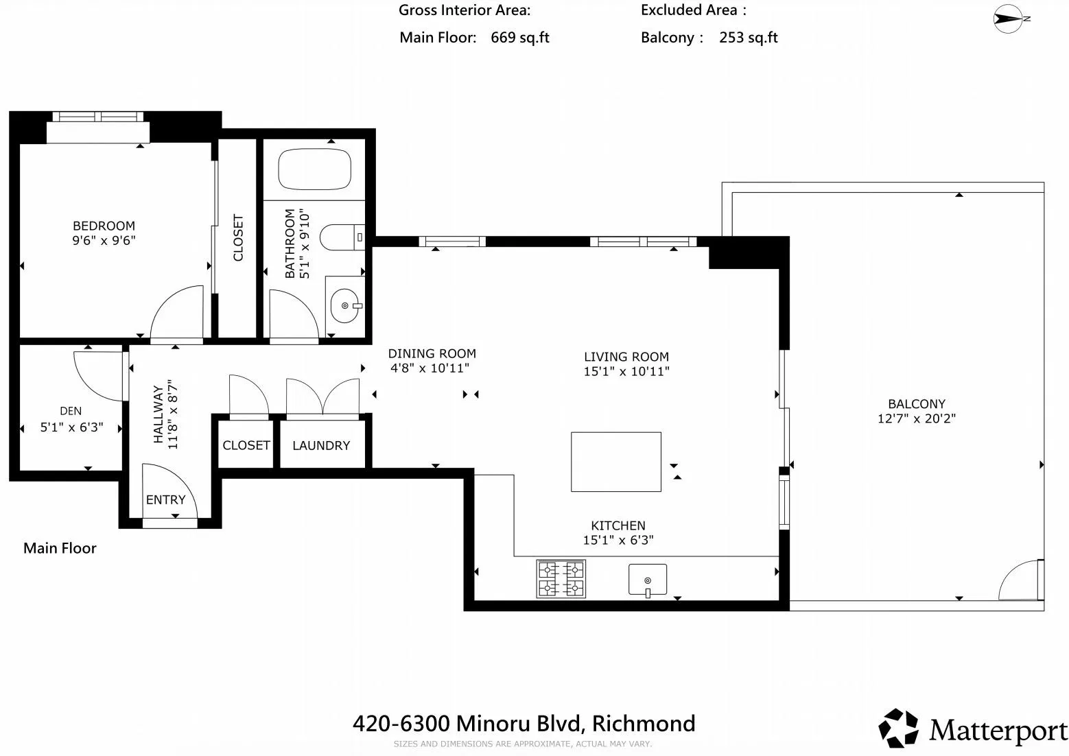 Photo 3 of 26 at #420 – 6300 Minoru Boulevard