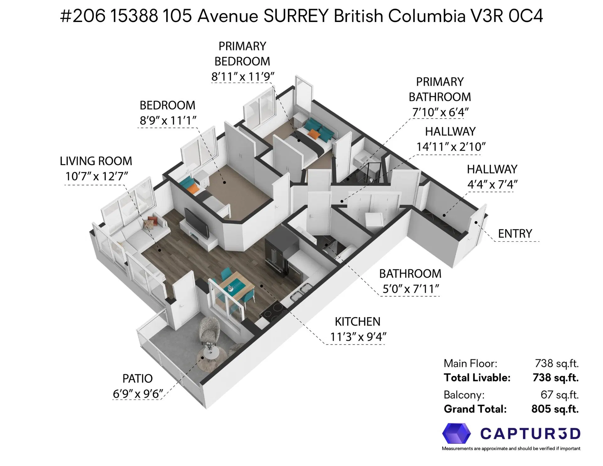 Photo 2 of 37 at #206 – 15388 105 Avenue