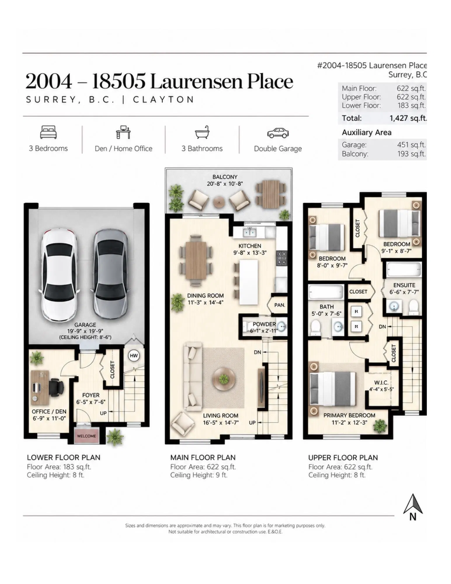 Photo 3 of 40 at #2004 – 18505 Laurensen Place