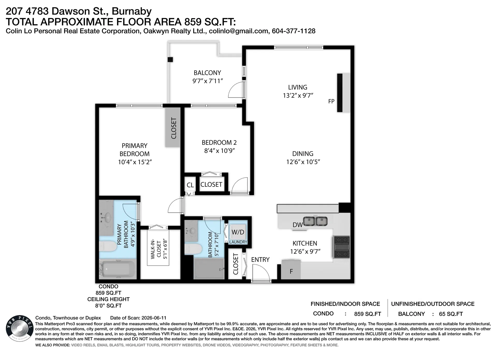 Photo 5 of 22 at #207 – 4783 Dawson Street