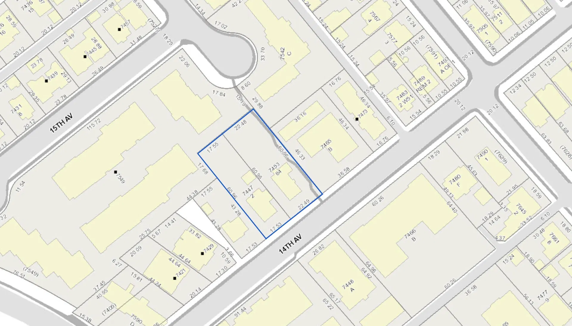 Photo 2 of 5 at #7447 - – 7453 14th Avenue