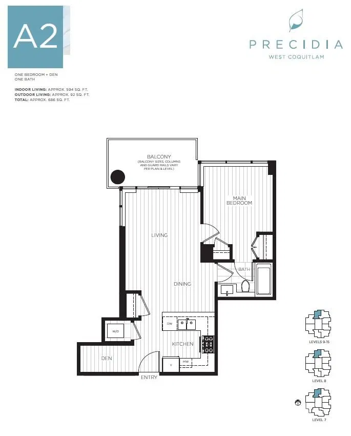 Photo 2 of 2 at #1102 – 699 Whiting Way